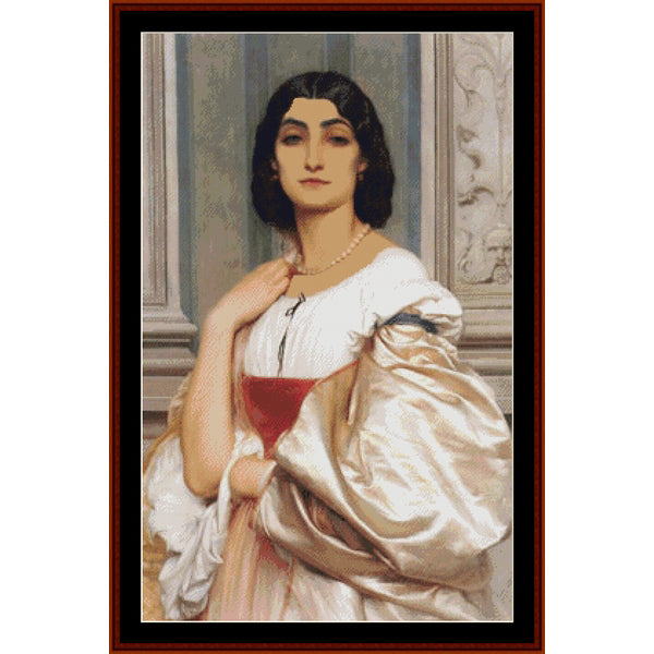 Counted Cross Stitch Pattern by Cross Stitch Collectibles of a woman