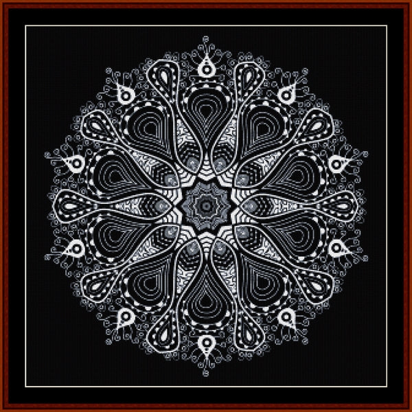 Mandala Counted Cross Stitch Pattern by Cross Stitch Collectibles