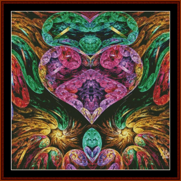 Counted Cross Stitch Pattern – Fractal 713 - Cross Stitch Collectibles