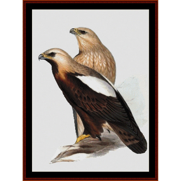 Counted Cross Stitch Pattern by Cross Stitch Collectibles of two birds on a white background