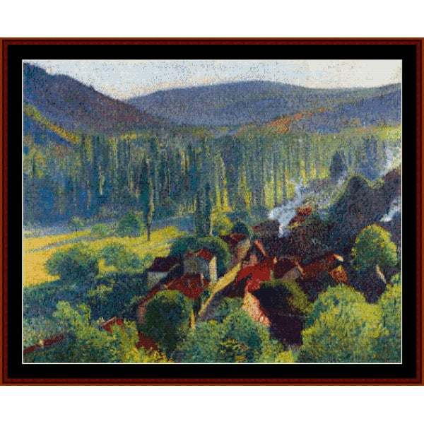Counted Cross Stitch Pattern: Labastide by Henri Martin by Cross Stitch Collectibles