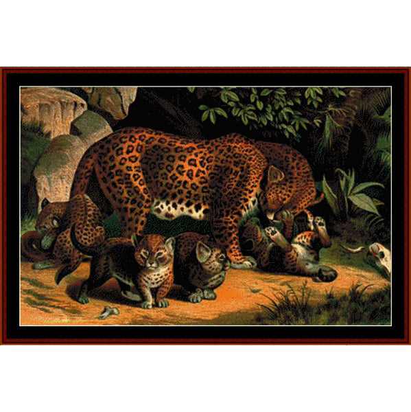 Counted Cross Stitch Pattern: Leopards β Cross Stitch Collectibles