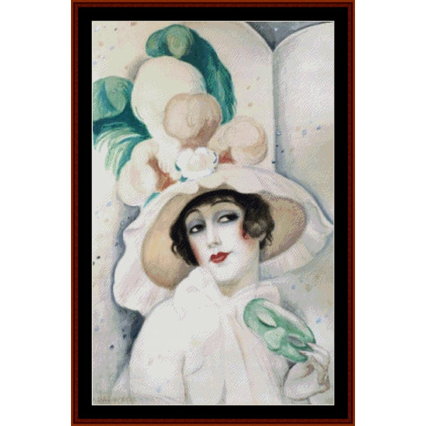 Counted Cross Stitch Pattern: Lili Elbe III by Gerda Wegener – Cross Stitch Collectibles
