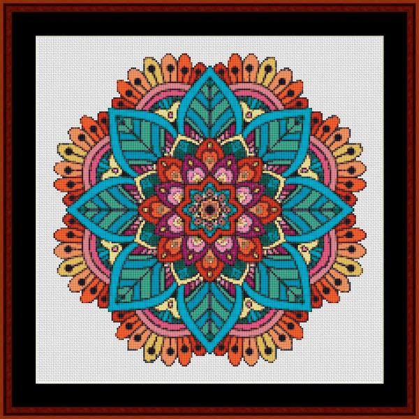 Counted Cross Stitch Pattern: Mandala 101 – Cross Stitch Collectibles
