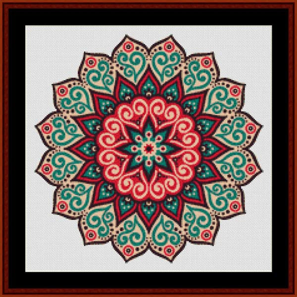 Counted Cross Stitch Pattern: Mandala 103 – Cross Stitch Collectibles