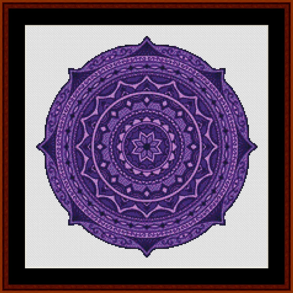 Counted Cross Stitch Pattern: Mandala 109 - Cross Stitch Collectibles