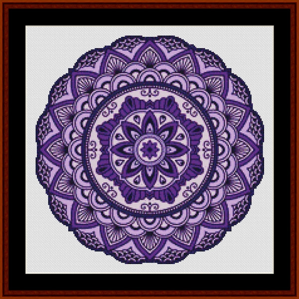 Counted Cross Stitch Pattern: Mandala 113 - Cross Stitch Collectibles