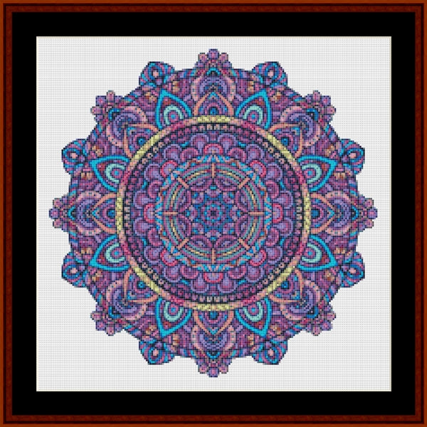 Counted Cross Stitch Pattern: Mandala 114 - Cross Stitch Collectibles