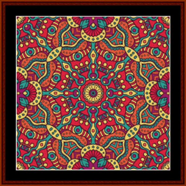 Counted Cross Stitch Pattern: Mandala 119 by Cross Stitch Collectibles