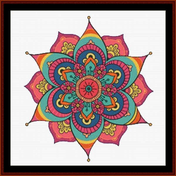 Counted Cross Stitch Pattern: Mandala 134 - Cross Stitch Collectibles
