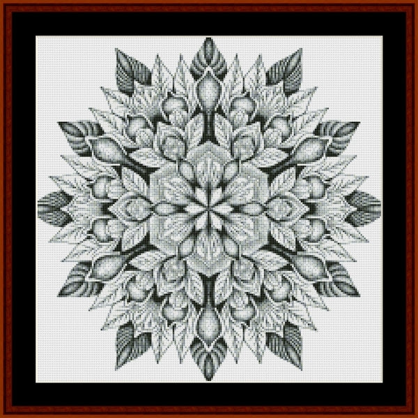 Counted Cross Stitch Pattern: Mandala 13 (Small) - Cross Stitch Collectibles