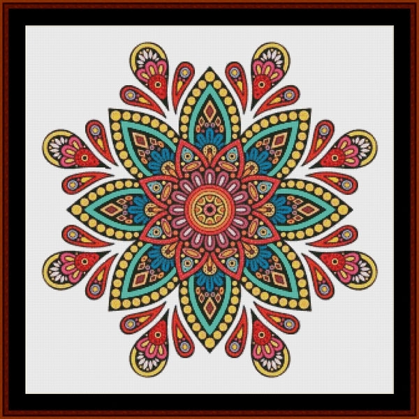 Counted Cross Stitch Pattern: Mandala 156 - Cross Stitch Collectibles