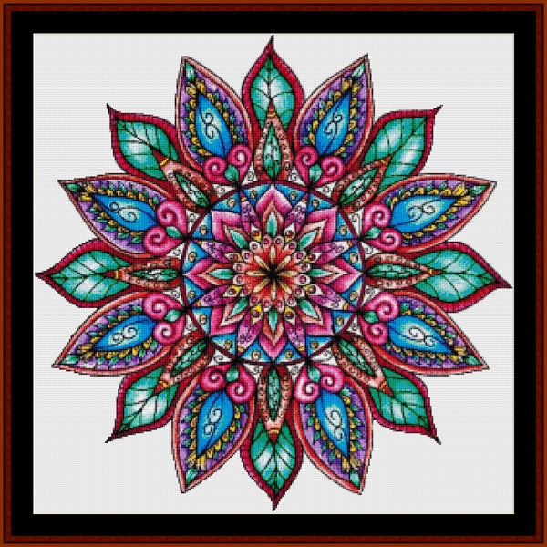 Counted Cross Stitch Pattern: Mandala 23 (Large) - Cross Stitch Collectibles