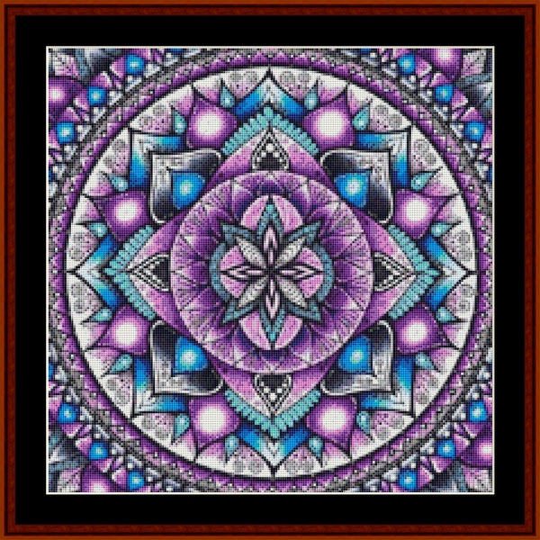 Counted Cross Stitch Pattern: Mandala 42 (Small) - Cross Stitch Collectibles