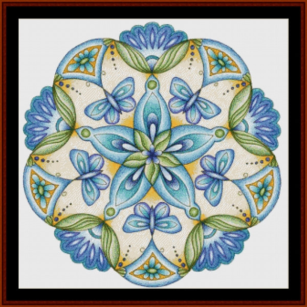 Counted Cross Stitch Pattern: Mandala 45 (Large) - Cross Stitch Collectibles