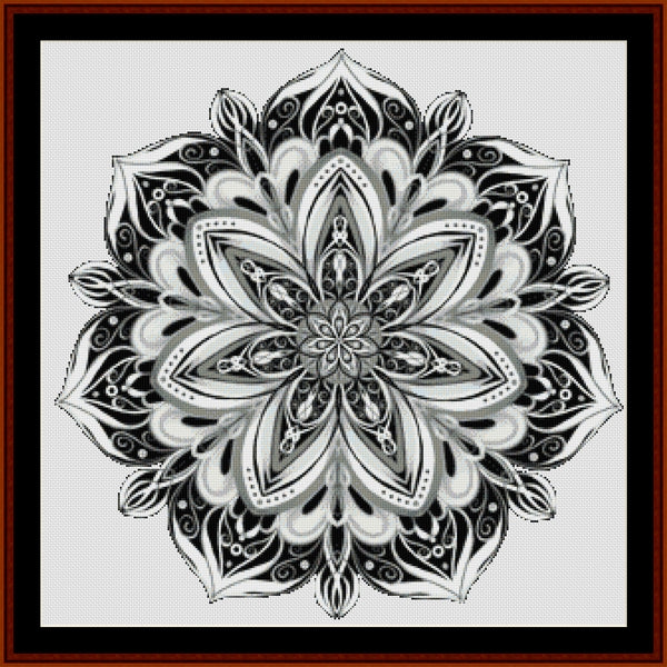 Counted Cross Stitch Pattern: Mandala 53 - Cross Stitch Collectibles