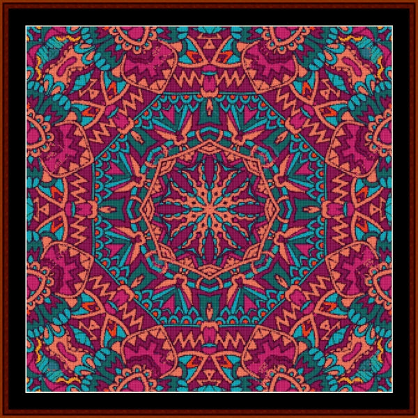 Counted Cross Stitch Pattern: Mandala 54 - Cross Stitch Collectibles