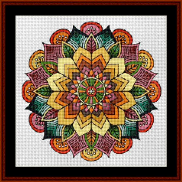 Counted Cross Stitch Pattern: Mandala 56 (Small) - Cross Stitch Collectibles
