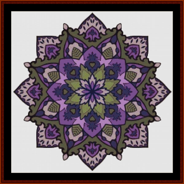 Counted Cross Stitch Pattern: Mandala 58 (Large) - Cross Stitch Collectibles