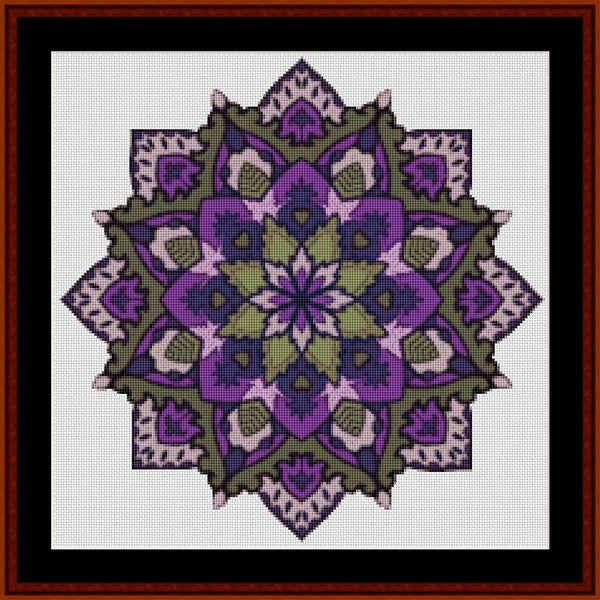 Counted Cross Stitch Pattern: Mandala 58 (Small) - Cross Stitch Collectibles