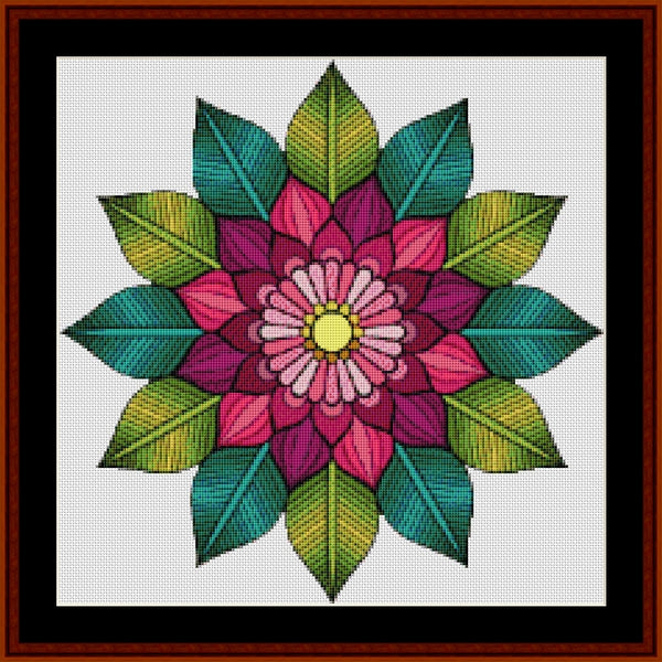 Counted Cross Stitch Pattern: Mandala 59 (Small) - Cross Stitch Collectibles