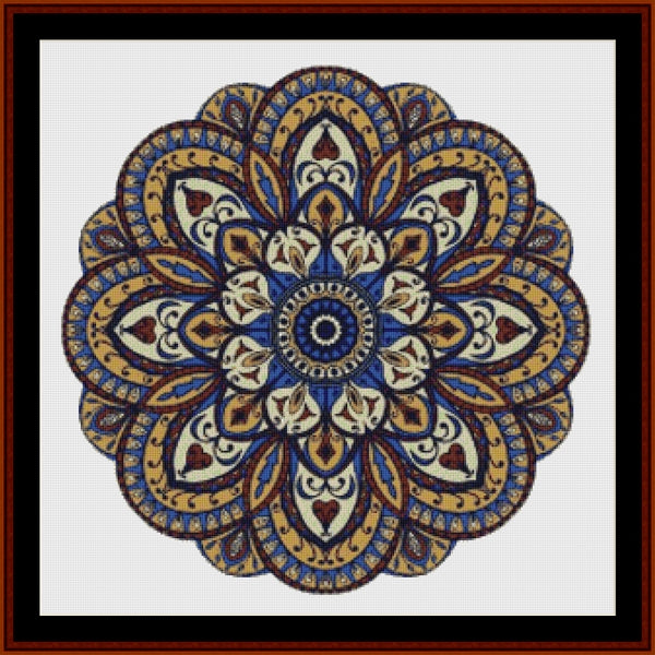 Counted Cross Stitch Pattern: Mandala 65 (Large) - Cross Stitch Collectibles