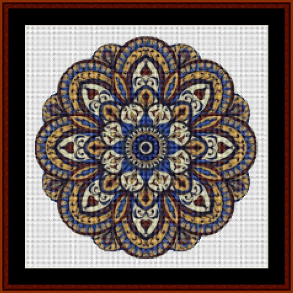 Counted Cross Stitch Pattern: Mandala 65 (Small) - Cross Stitch Collectibles