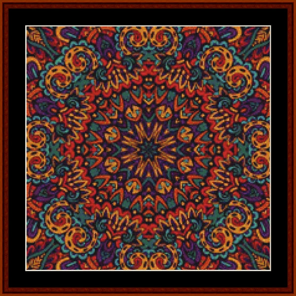 Counted Cross Stitch Pattern: Mandala 67 - Cross Stitch Collectibles