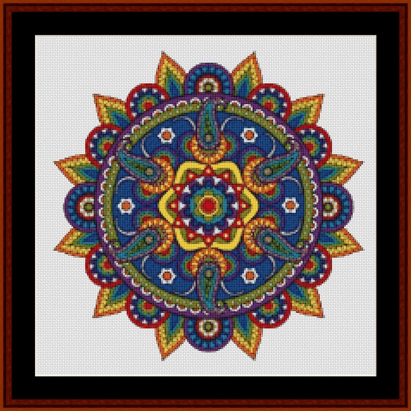 Counted Cross Stitch Pattern: Mandala 77 - Cross Stitch Collectibles