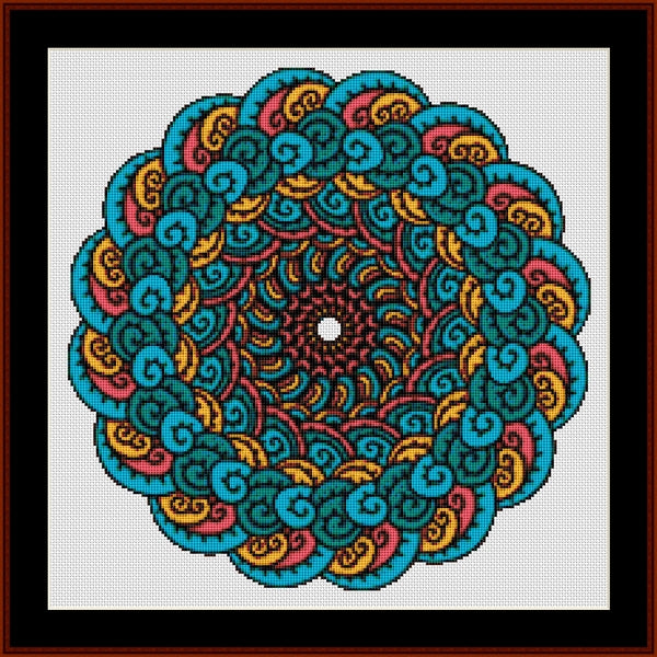 Counted Cross Stitch Pattern: Mandala 87 - Cross Stitch Collectibles