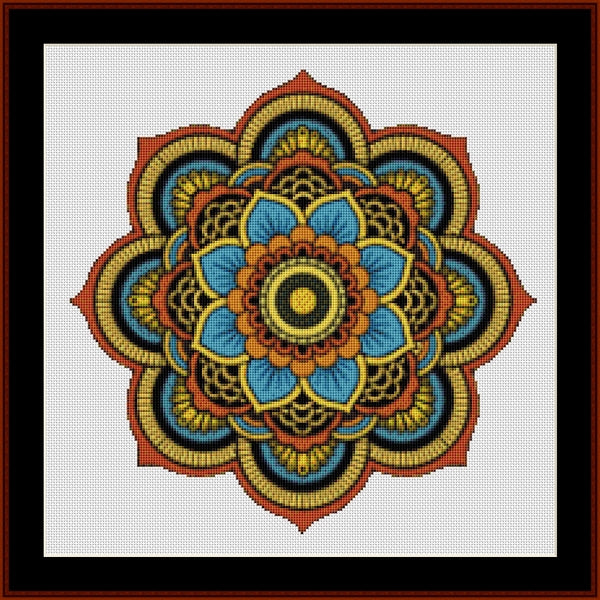 Counted Cross Stitch Pattern: Mandala 89 - Cross Stitch Collectibles