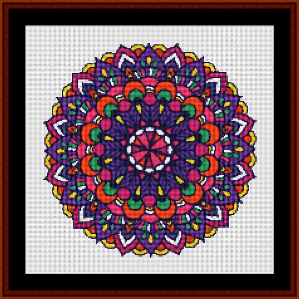 Counted Cross Stitch Pattern: Mandala 97 - Cross Stitch Collectibles