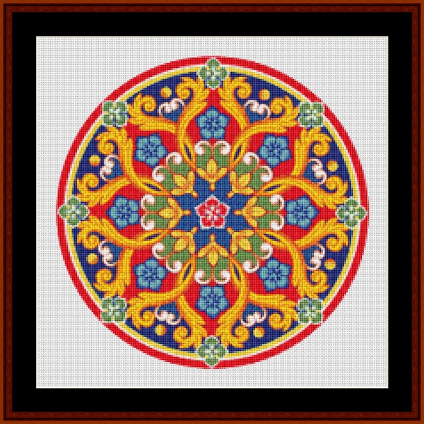 Counted Cross Stitch Pattern: Mandala 98 - Cross Stitch Collectibles