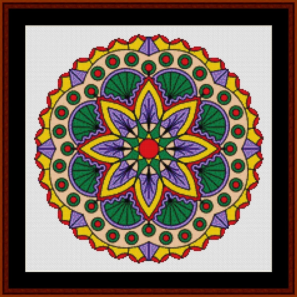 Counted Cross Stitch Pattern: Mandala 99 - Cross Stitch Collectibles