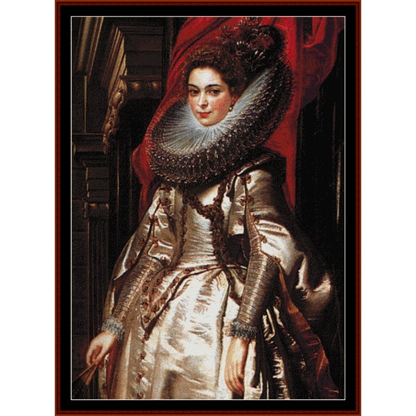 Counted Cross Stitch Pattern: Marchesa Brigida Spinosa by Peter Paul Rubens - Cross Stitch Collectibles