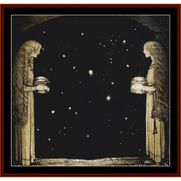 Counted Cross Stitch Pattern: Merry Christmas III by Jon Bauer - Cross Stitch Collectibles