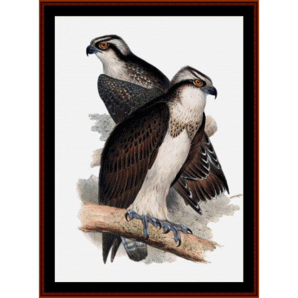 Counted Cross Stitch Pattern: Ospreys - Cross Stitch Collectibles