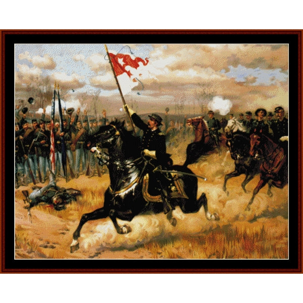 Counted Cross Stitch Pattern β Sheridan's Ride - Cross Stitch Collectibles