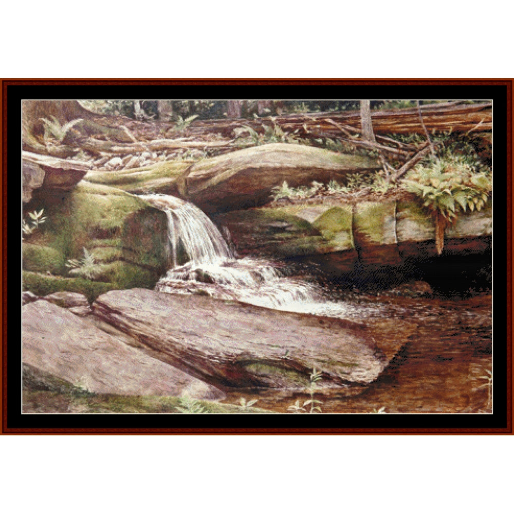Counted Cross Stitch Pattern – Spillway, Americana - Cross Stitch Collectibles