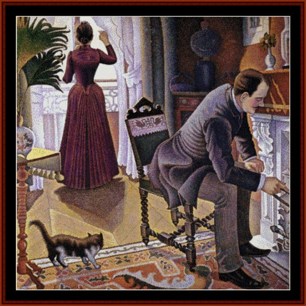 Counted Cross Stitch Pattern – Sunday by Paul Signac - Cross Stitch Collectibles