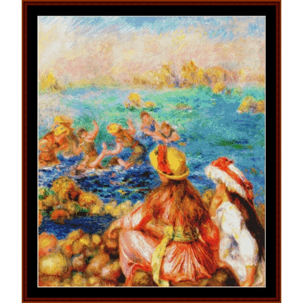 Counted Cross Stitch Pattern – The Bathers by Pierre Auguste Renoir - Cross Stitch Collectibles