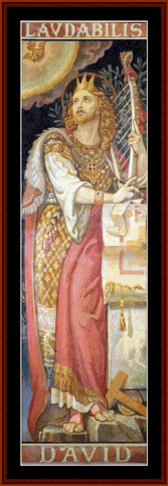 David - Frederick J. Shields pdf cross stitch pattern