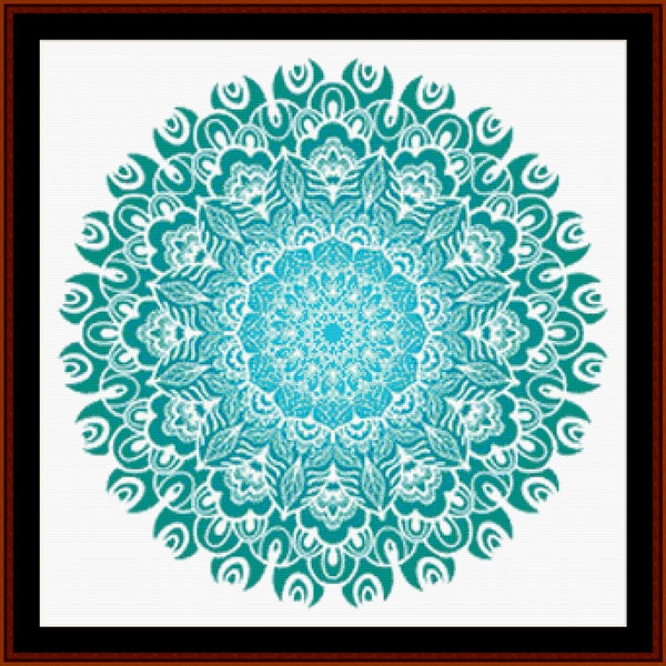 Mandala 137 - Large pdf cross stitch pattern