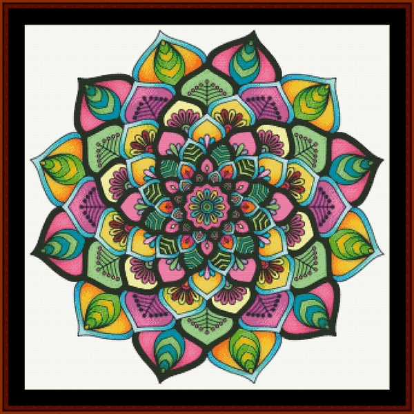 Mandala 149 - Large pdf cross stitch pattern