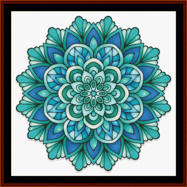 Mandala 150 - Large pdf cross stitch pattern