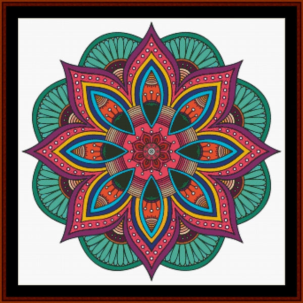 Mandala 152 - Large pdf cross stitch pattern