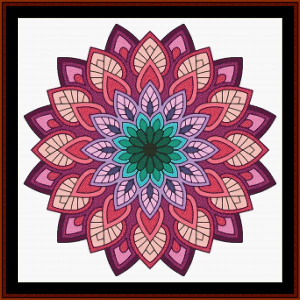 Mandala 153 - Large pdf cross stitch pattern