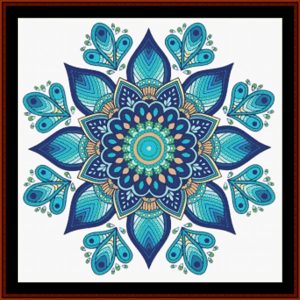 Mandala 157 - Large pdf cross stitch pattern