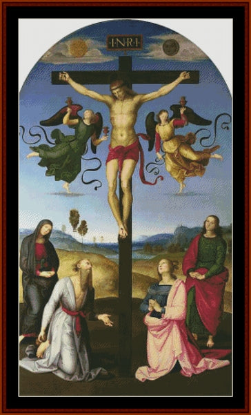 The Crucifixion - Raphael pdf cross stitch pattern