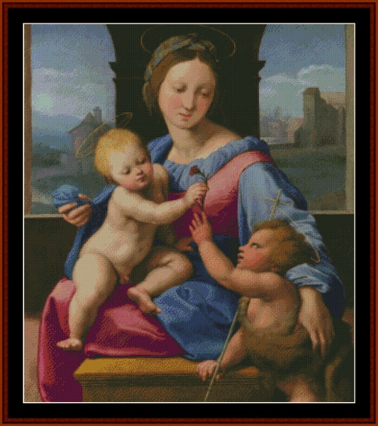 Garvagh Madonna - Raphael pdf cross stitch pattern